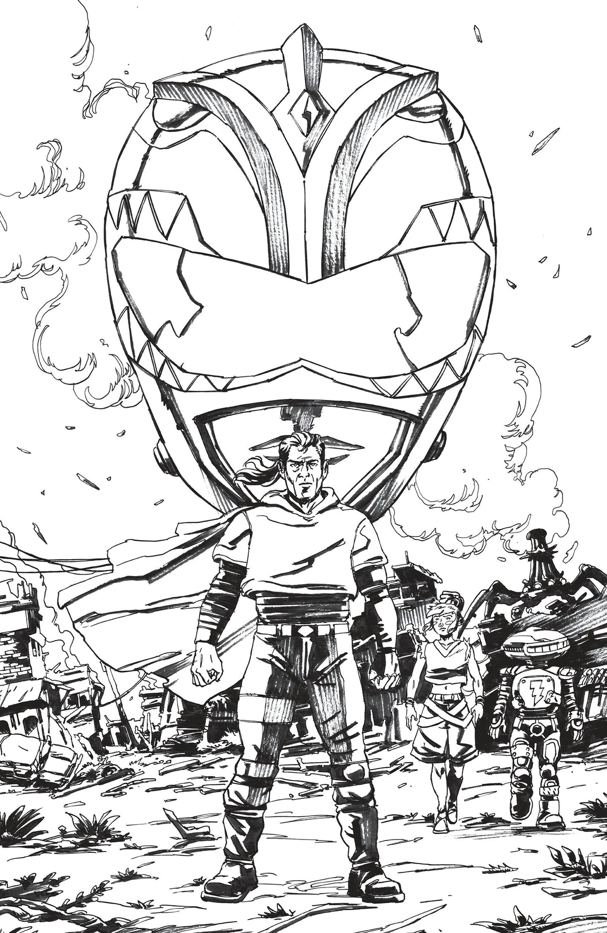 Power Rangers Green #5 (J Unlimited Variant (Full Art, Vargas)) - PREORDER