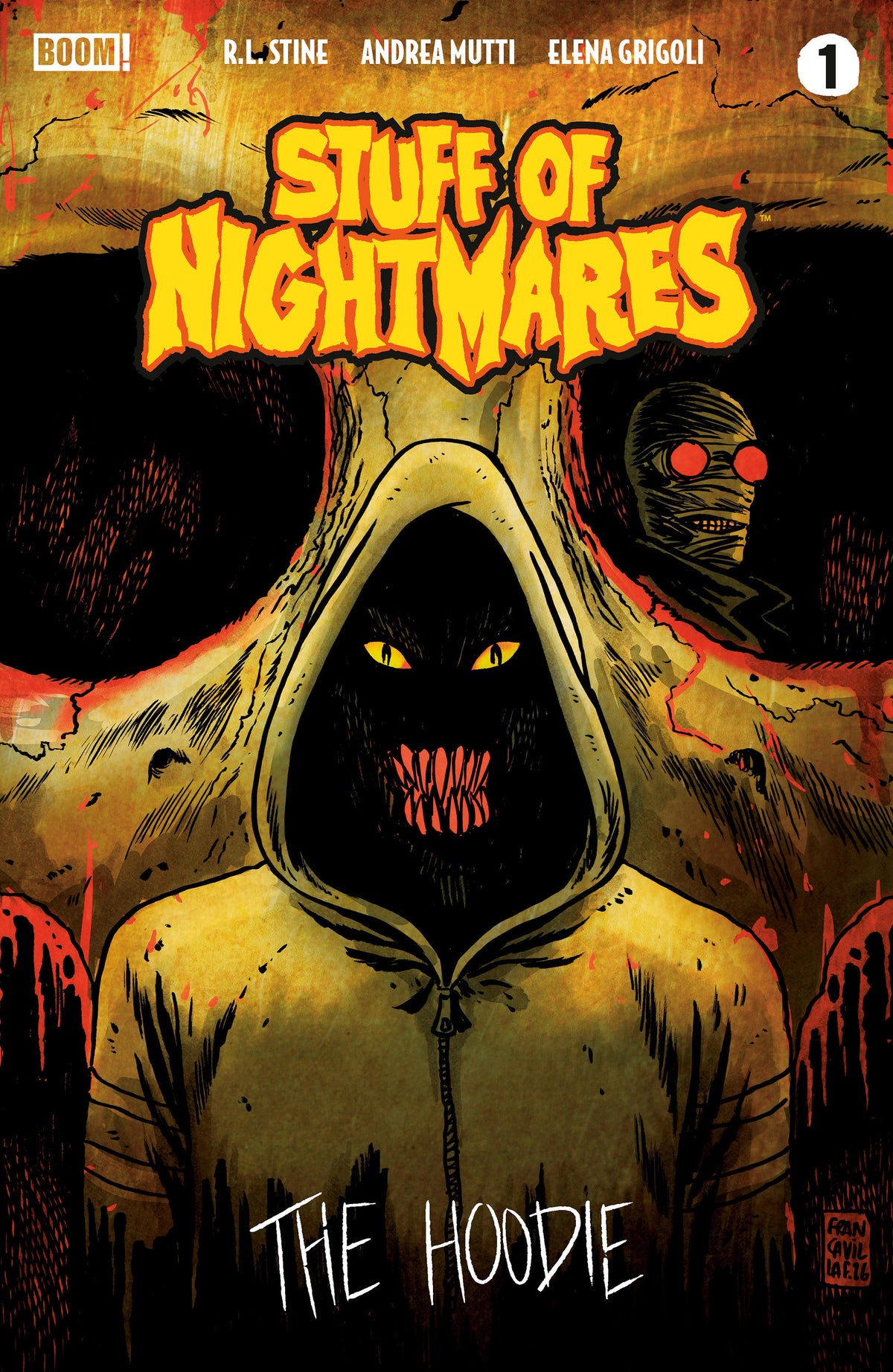 Stuff of Nightmares: The Hoodie #1 (A Main (Dressed, Francavilla)) - PREORDER