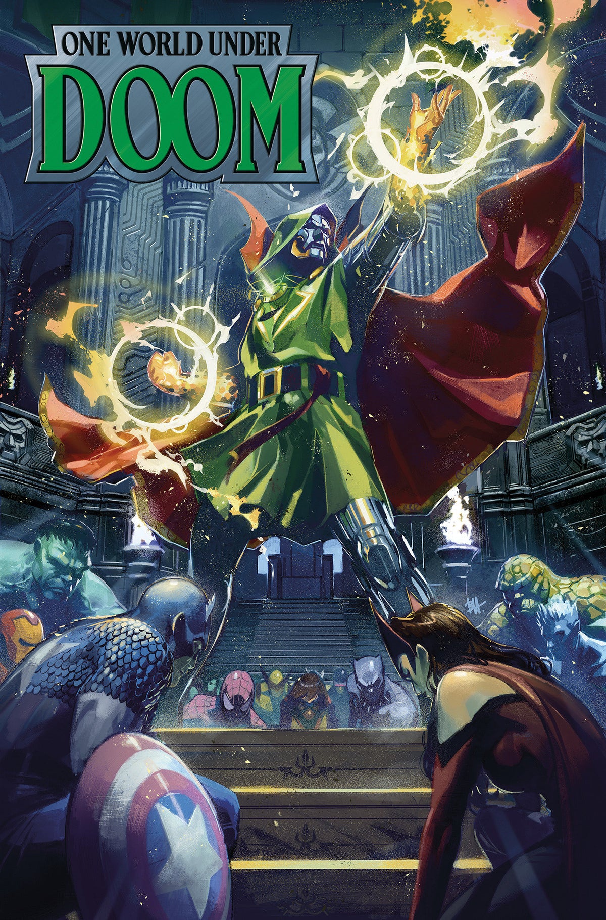One World Under Doom Omnibus Ben Harvey Cover - PREORDER