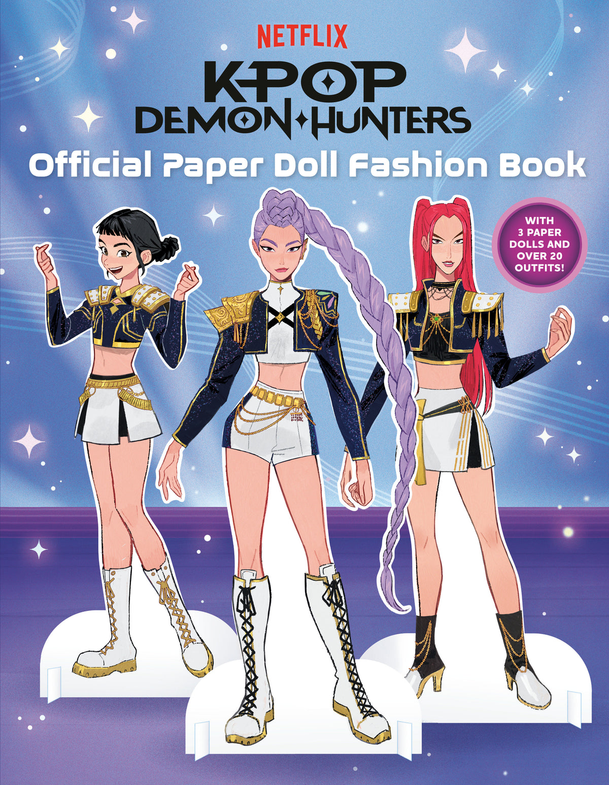 KPop Demon Hunters Official Paper Doll Fashion Book - PREORDER