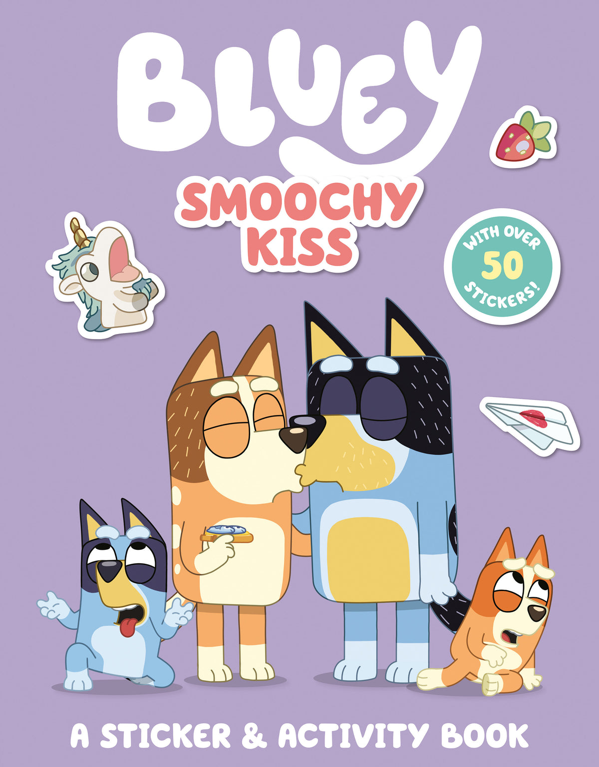 Bluey: Smoochy Kiss: A Sticker & Activity Book - PREORDER
