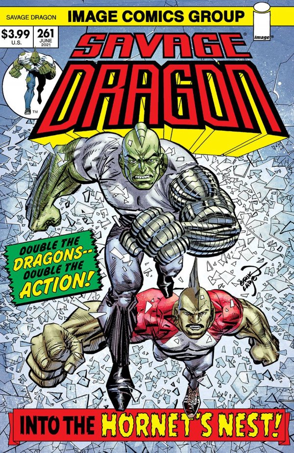 Savage Dragon #261 (Cover B Retro 70s Trade Dress)