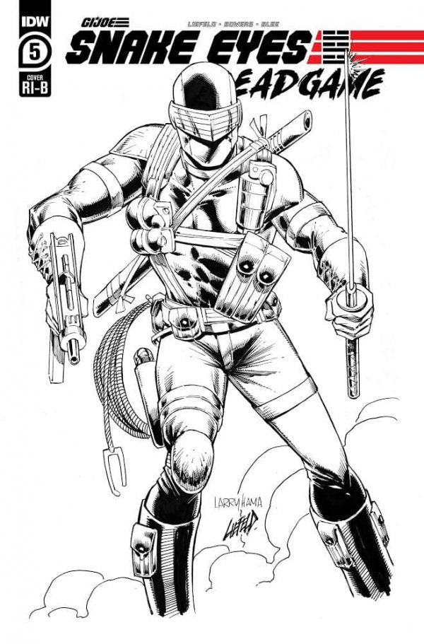 G.I. Joe: Snake Eyes - Deadgame #5 (1:25 Larry Hama Variant B)