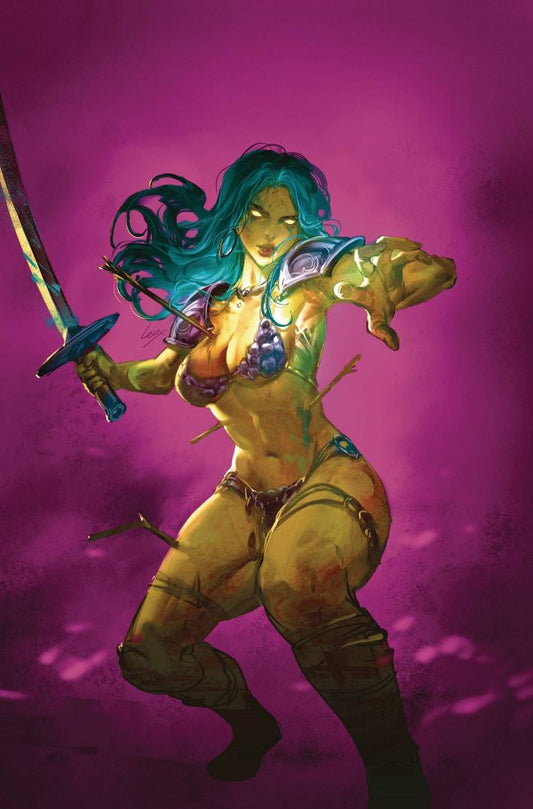 DIE!NAMITE Never Dies #1 (Cover W 1:21 FOC Li Ultraviolet Virgin)