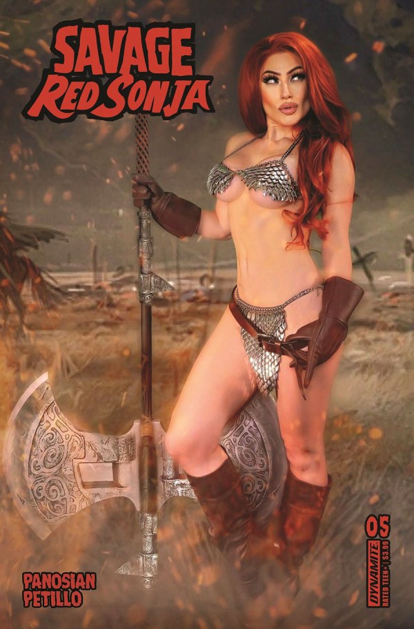 Savage Red Sonja #5 (Cover D Rachel Hollon Cosplay Variant)