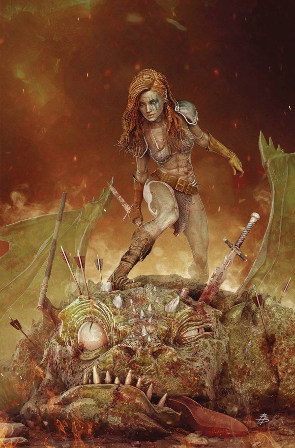 Red Sonja #14 (Cover K 1:15 Björn Barends Virgin Variant)
