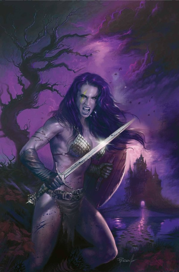 Red Sonja #18 (Cover M 1:5 Lucio Parrillo Ultraviolet Virgin Variant)