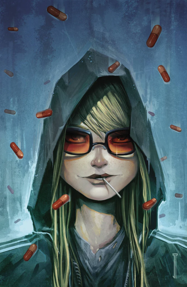 Nadia & the Nomobots #1 (Cover D 1:5 Juan Manuel Tumburnrus Unbranded Variant)