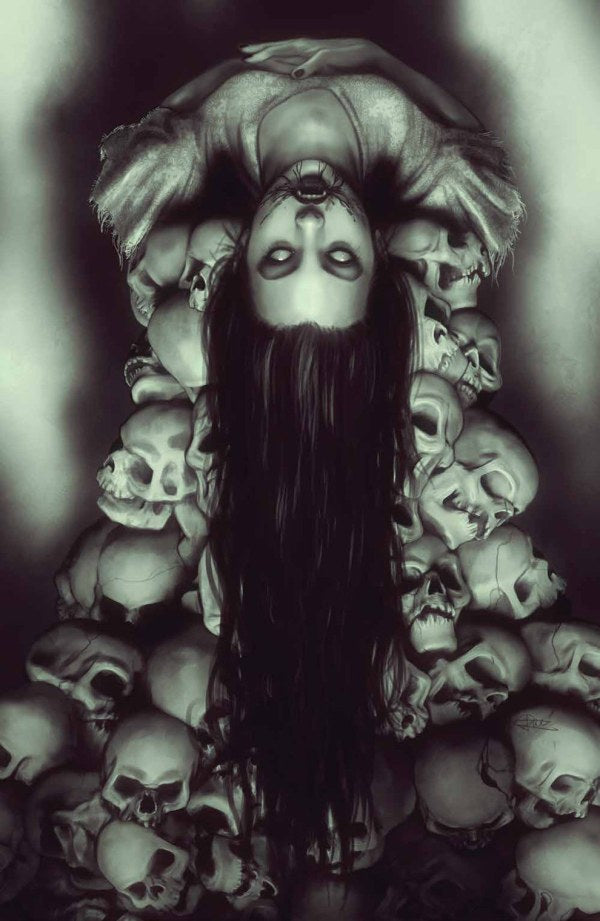 Hello Darkness #10 (Cover F 1:10 Rebeca Puebla Black & White Virgin Variant)