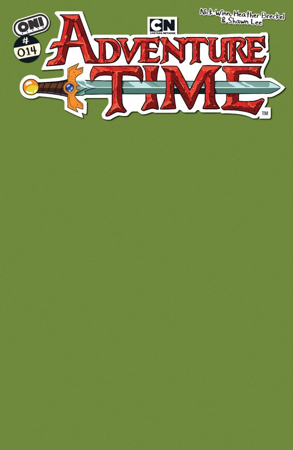Adventure Time #14 (Cover C Betty Grof Green Blank Variant)