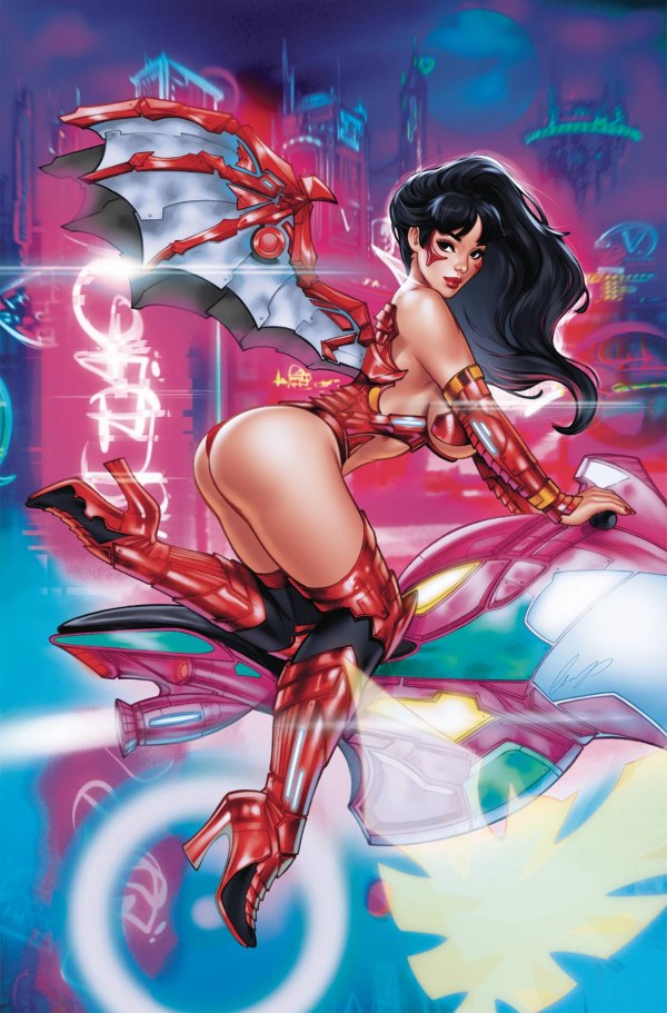 Vampirella #2 (Cover Q 1:15 Elias Chatzoudis Foil Virgin Variant)