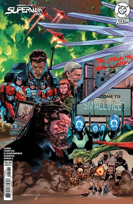 ABSOLUTE SUPERMAN #25 (CVR H RAFA SANDOVAL LEFT CONNECTING CARD STOCK VAR) - PREORDER