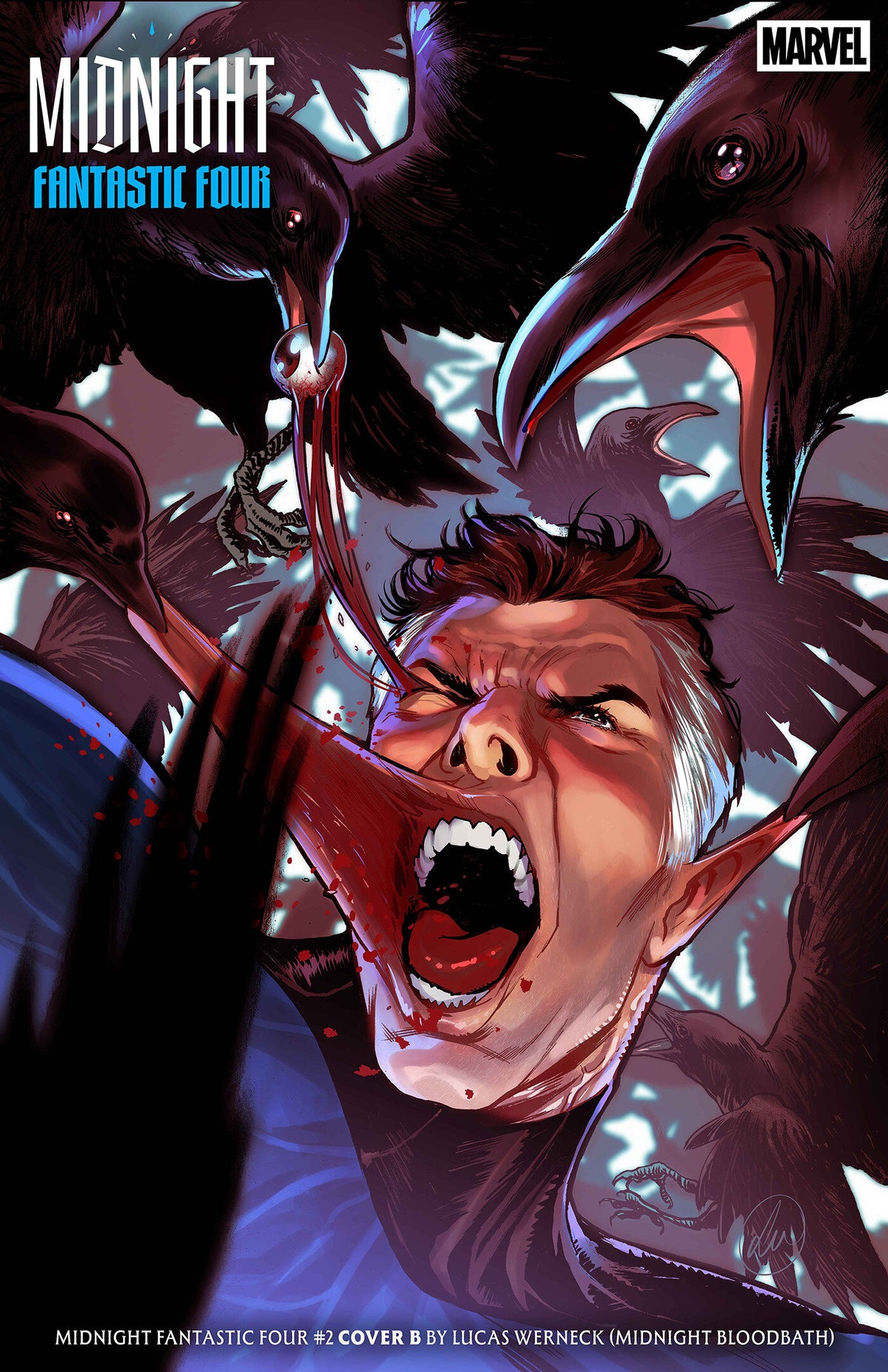 MIDNIGHT FANTASTIC FOUR #2 (COVER B LUCAS WERNECK MIDNIGHT BLOODBATH VARIANT) - PREORDER