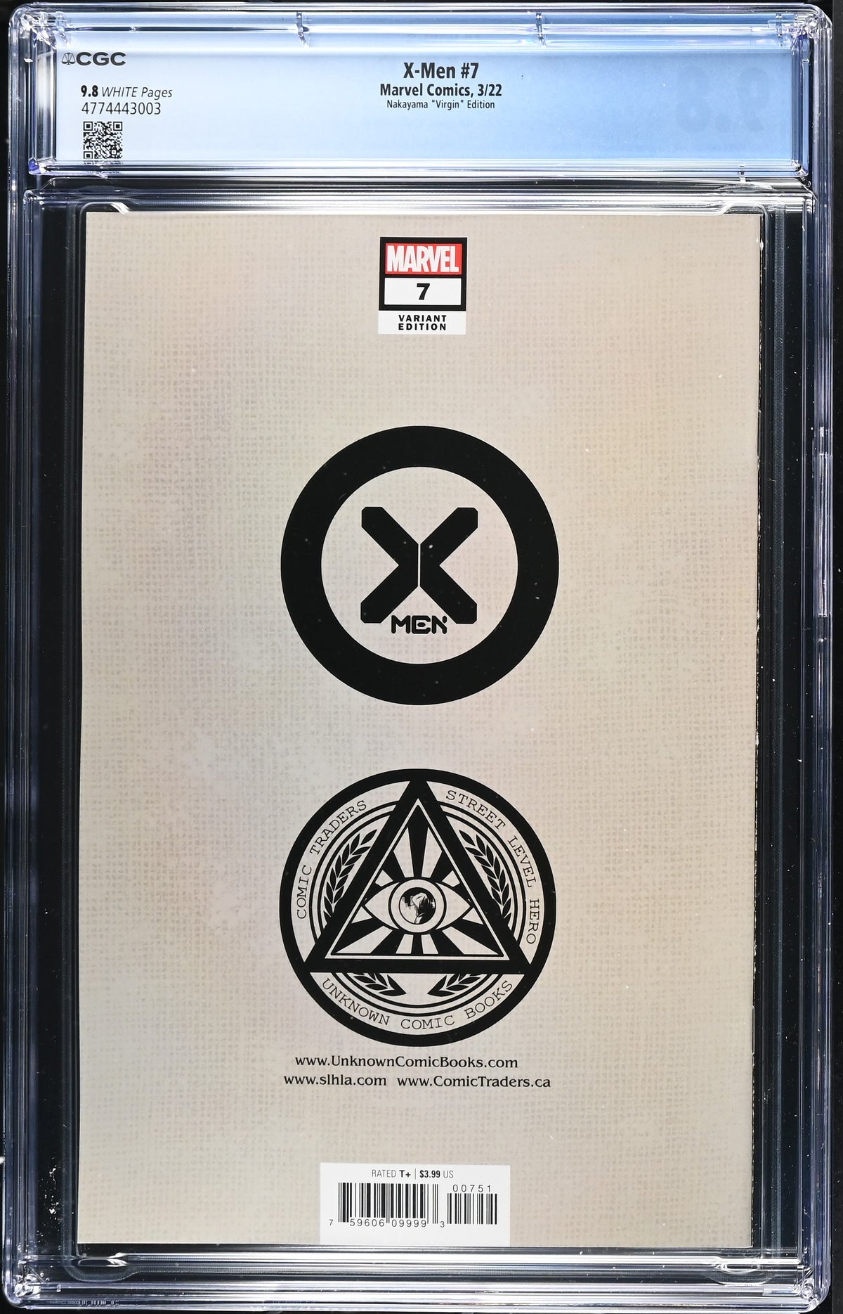 X-Men #7 (Nakayama "Virgin" Edition) CGC 9.8