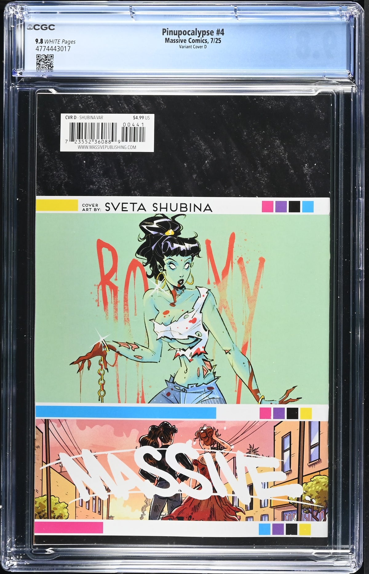 Pinupocalypse #4 (Cover D 1:25 Sveta Shubina Virgin Variant) CGC 9.8