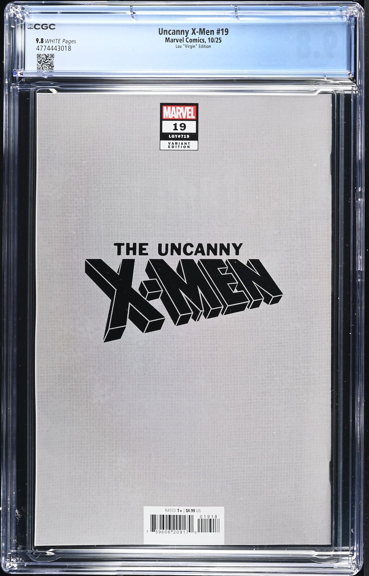 Uncanny X-Men #19 (1:100 Stanley 'Artgerm' Lau Virgin Variant) CGC 9.8