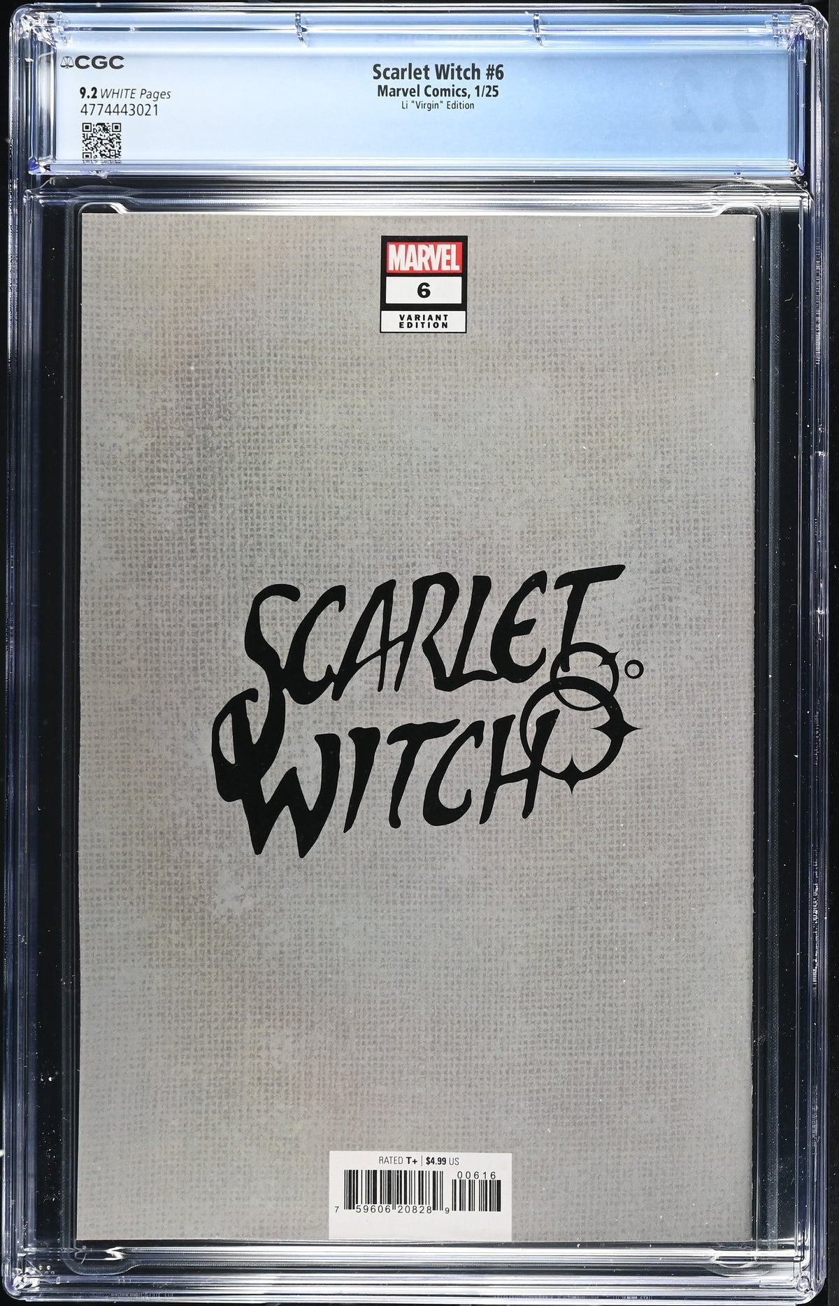 Scarlet Witch #6 (1:100 Lesley 'Leirix' Li Amaranth Virgin Variant) CGC 9.2