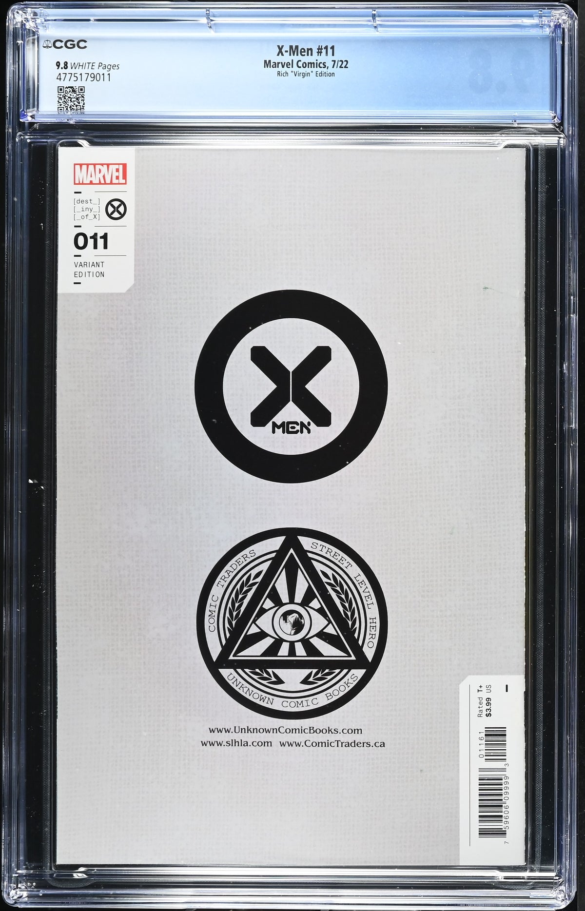 X-Men #11 (Rich "Virgin" Edition) CGC 9.8
