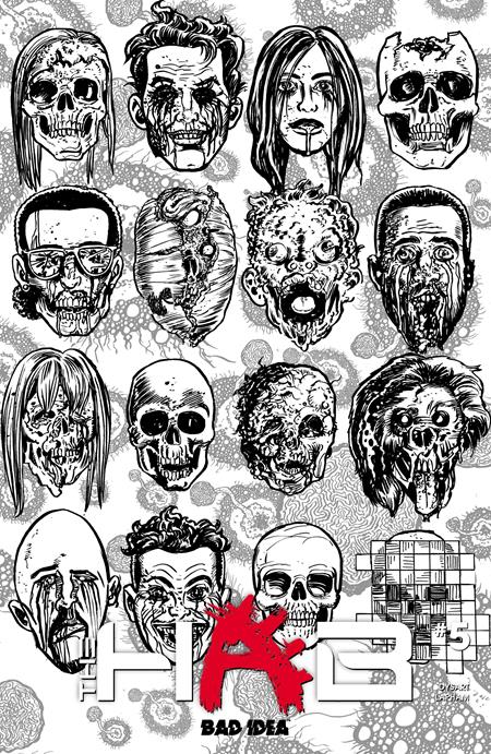 HAB #5 ((OF 6) CVR E DAVID LAPHAM BW DEAD SKULLS VAR) - PREORDER
