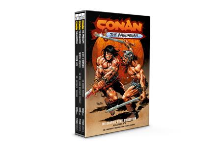 CONAN THE BARBARIAN HC VOL 04-06 SLIPCASE SET DIRECT MARKET EDITION DAN PANOSIAN CVR (MR) (MR) - PREORDER