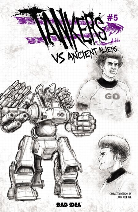 TANKERS VS ANCIENT ALIENS #5 ((OF 5) CVR C JUAN JOSE RYP DESIGN VAR) - PREORDER