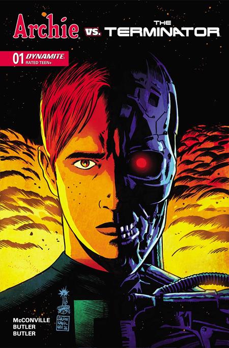 ARCHIE VS THE TERMINATOR #1 (CVR A FRANCESCO FRANCAVILLA) - PREORDER
