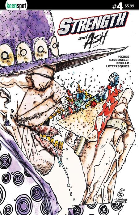 STRENGTH & ASH #4 (CVR B STEFANO CARDOSELLI FRANCESCA PERILLO TACOS VAR) - PREORDER