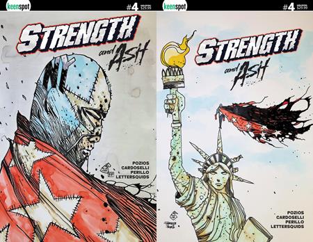 STRENGTH & ASH #4 (CVR D STEFANO CARDOSELLI FRANCESCA PERILLO HOLOFOIL FLIP COVER VAR) - PREORDER