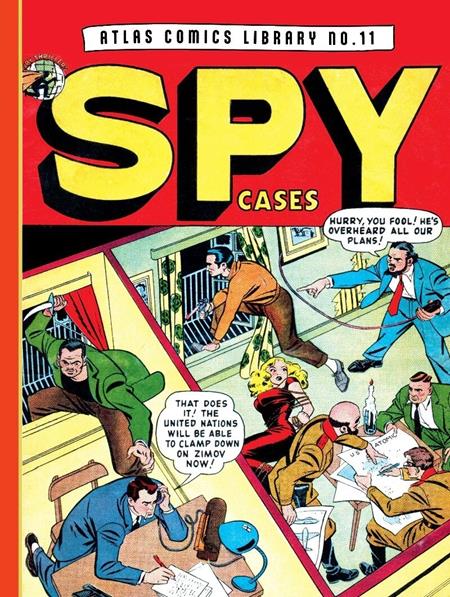ATLAS COMICS LIBRARY HC NO 11 SPY CASES (MR) (MR) - PREORDER