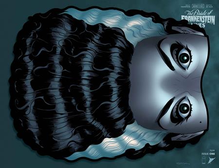 UNIVERSAL MONSTERS THE BRIDE OF FRANKENSTEIN LIVES #1 ((OF 4) CVR K RYAN SOOK DIE CUT FOIL HAIRIANT VAR) - PREORDER