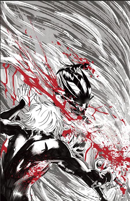 FIREBORN #5 (CVR E PATRICK MULHOLLAND BLACK AND WHITE AND BLOOD VIRGIN CARDSTOCK VAR) - PREORDER