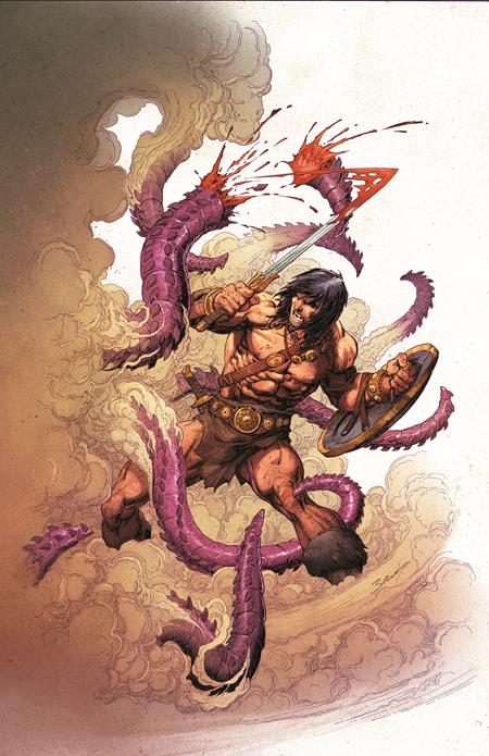 CONAN THE BARBARIAN #36 (CVR D MARK BAGLEY VIRGIN CARDSTOCK VAR (MR)) - PREORDER