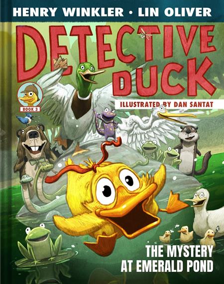 DETECTIVE DUCK ILLUSTRATED NOVEL HC VOL 03 THE MYSTERY AT EMERALD POND - PREORDER