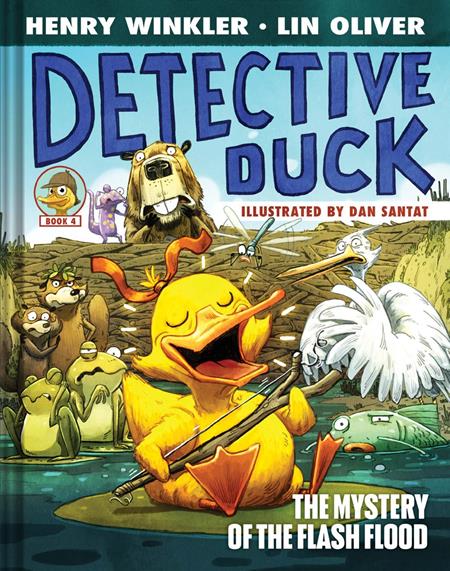 DETECTIVE DUCK ILLUSTRATED NOVEL HC VOL 04 THE MYSTERY OF THE FLASH FLOOD - PREORDER