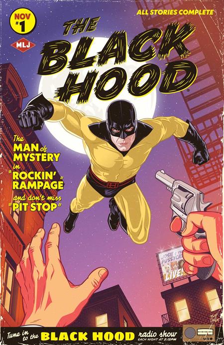 JOSIE AND THE PUSSYCATS ROCK ON (ONE SHOT) CVR B MATT TALBOT BLACK HOOD VAR (ONE SHOT) - PREORDER