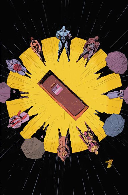JUSTICE LEAGUE UNLIMITED #25 (CVR F CLAY MANN WATCHMEN 40TH ANNIVERSARY CARD STOCK VAR) - PREORDER