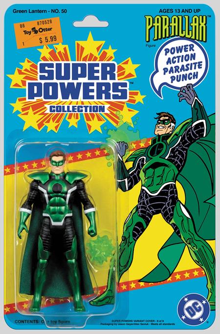 GREEN LANTERN #50 (FACSIMILE EDITION CVR B JASON GEYER & ALEX SAVIUK PARALLAX SUPER POWERS CARD STOCK VAR) - PREORDER