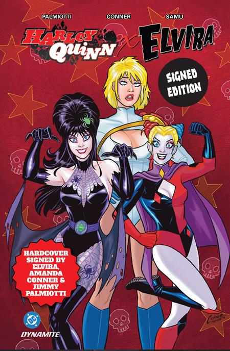HARLEY QUINN X ELVIRA HC SIGNED BY ELVIRA - PREORDER