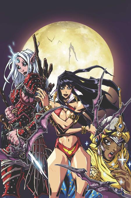PATHFINDER VAMPIRELLA BLADE OF DARKNESS #2 (CVR D ANDREW HUERTA METAL PREMIUM VAR) - PREORDER
