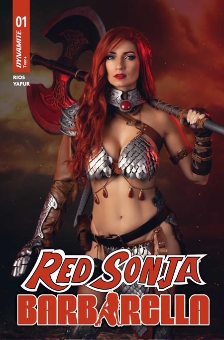 RED SONJA BARBARELLA #1 (CVR D COSPLAY IVY RED SONJA VAR) - PREORDER