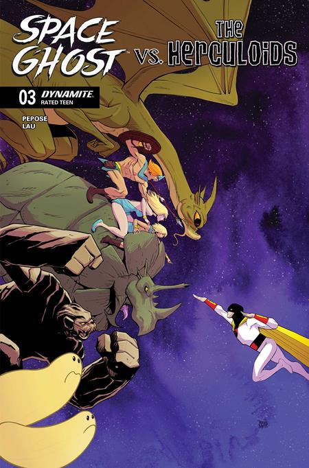 SPACE GHOST VS THE HERCULOIDS #3 (CVR B DREW MOSS VAR) - PREORDER