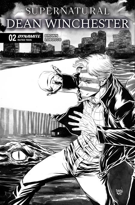 SUPERNATURAL DEAN WINCHESTER #2 (CVR K DREW MOSS LINE ART VIRGIN VAR) - PREORDER