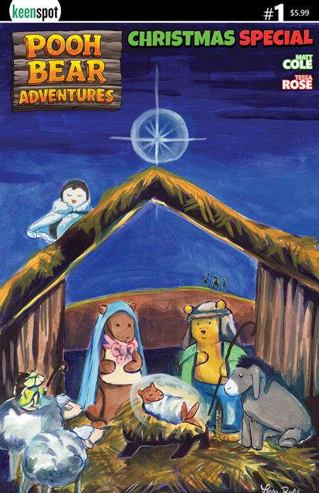 POOH BEAR ADVENTURES CHRISTMAS SPECIAL #1 ((ONE SHOT) CVR C TESSA ROSE THE NATIVITY VAR) - PREORDER