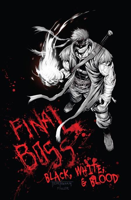 FINAL BOSS #1 (BLACK WHITE AND BLOOD REPRINT CVR C TYLER KIRKHAM GRAFFITI VAR (MR)) - PREORDER