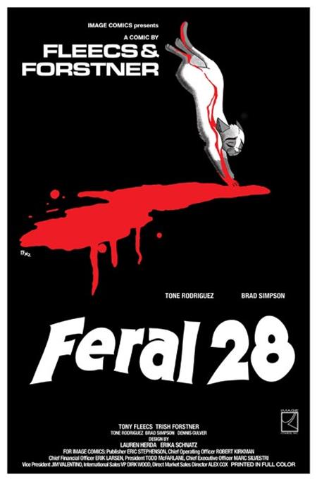FERAL #28 (CVR B TONY FLEECS & TRISH FORSTNER SUSPIRIA HOMAGE VAR) - PREORDER