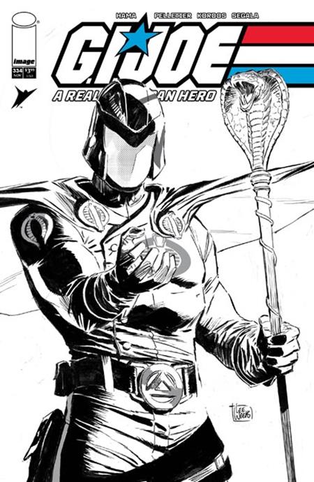 GI JOE A REAL AMERICAN HERO #334 (CVR B LEE WEEKS B&W VAR) - PREORDER