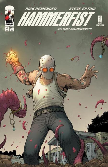 HAMMERFIST #4 (CVR B ANDRE LIMA ARAUJO VAR (MR)) - PREORDER