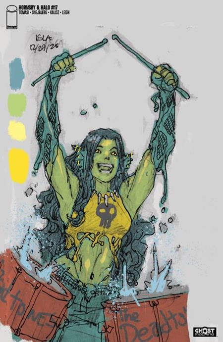 HORNSBY & HALO #17 (CVR C FRANCIS MANAPUL DESIGN SKETCH VAR) - PREORDER