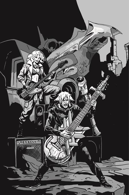 LOST FANTASY #14 (CVR D EMMANUEL GERVASONI CARDSTOCK CONCERT B&W VAR) - PREORDER