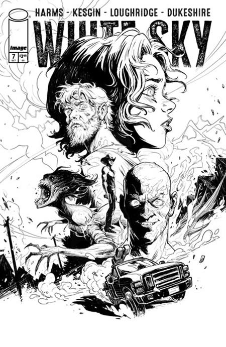 WHITE SKY #7 (CVR B SUMEYYE KESGIN B&W VAR (MR)) - PREORDER